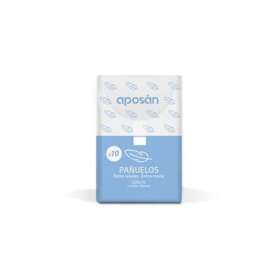 Aposan Extra Soft Handkerchiefs 10 pieces