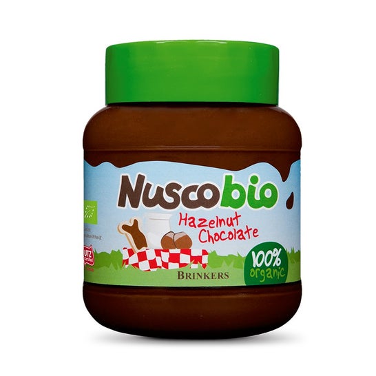 Nuscobio Chocoladecrème met hazelnoten 100% Bio 400g