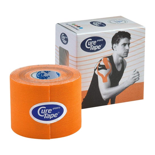 Cure Tape Sports Orange Neuromuscular Bandage 5cmX5m 1ud