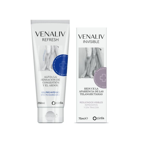 Cinfa Pack Venaliv Refresh+ Gel + Venaliv Invisible+ Cream