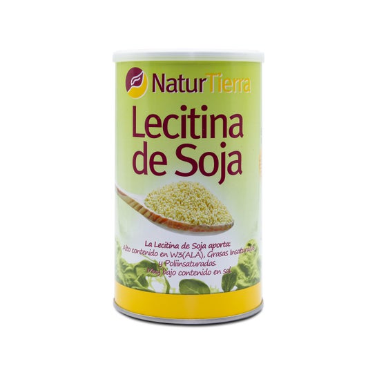 Naturtierra Lecitina di soia granulare Lattina di soia 450 G