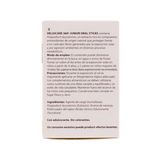 Heliocare 360 Junior Oral Sticks 20uds