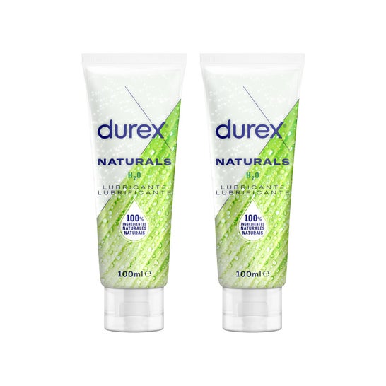 Durex Naturals Lubricante H2O Original 2x100ml