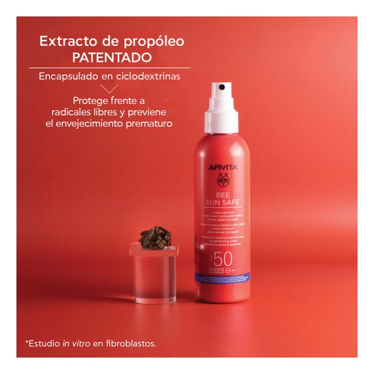 Apivita Bee Sun Safe Spray Hydra Melting Ultra Ligero Facial & Corporal Spf50 200 ml