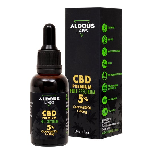 Aldous Lab Authentic CBD Öl 5% Vollspektrum 30ml