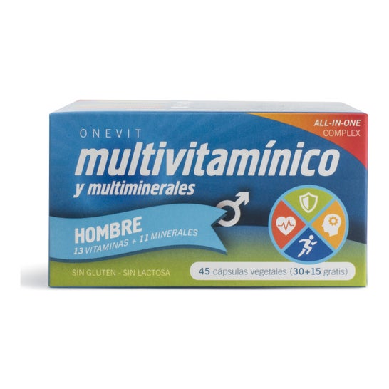 Onevit Multivitamínico Hombre 45caps