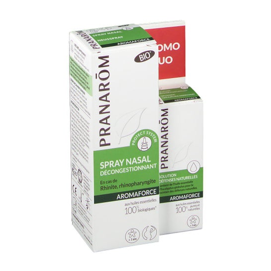Pranarom Aromaforce Spray Descongestivo Nasal BIO,15 ml - Farmacia
