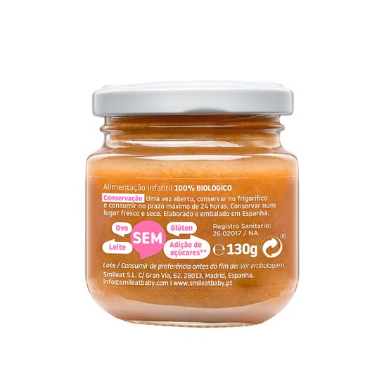 Sorridi lampone e pesche in vaso da 130g