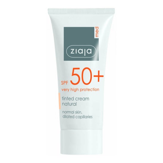 Ziaja Med Creme Facial Protetora SPF50+ Cor Natural 50ml
