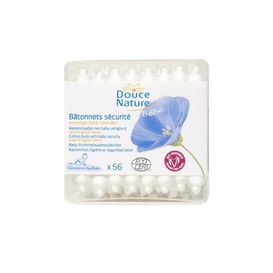 Douce Nature Bastoncillos Bebé 56 uds