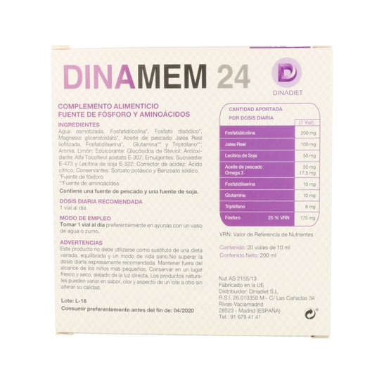 Dinadiet Dinamem 24 10 X20 Viales