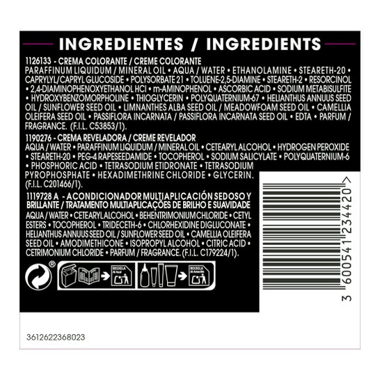 Garnier Olia Permanent Colouring N°3.0 Dark Brown 4pcs
