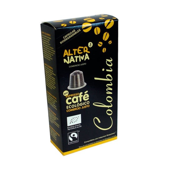 Alternativa3 Cápsulas Ecológicas de Café Colombia 50g
