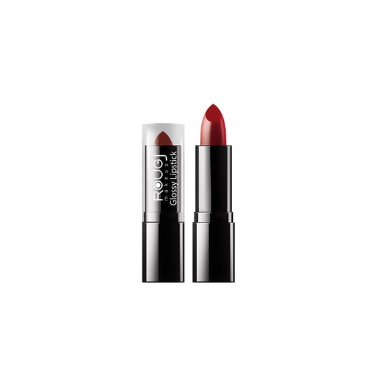 Rougj Makeup Glossy Lipstick Spf 6 Rojo
