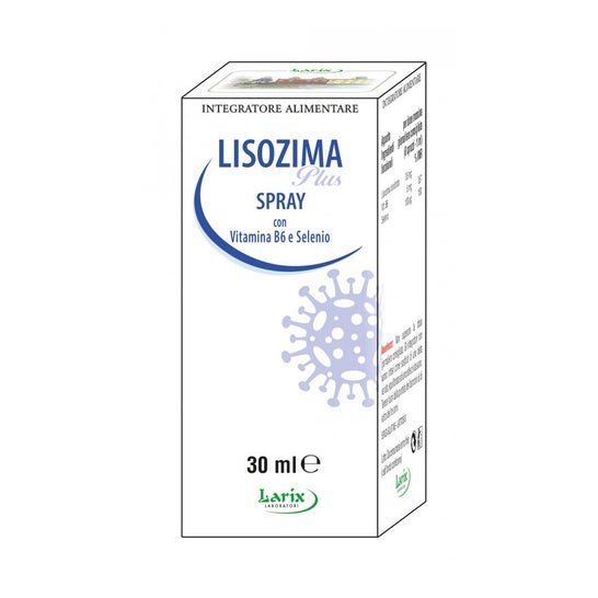 Larix Lisozima Plus Spray con Vitamina B6 y Selenio 30ml