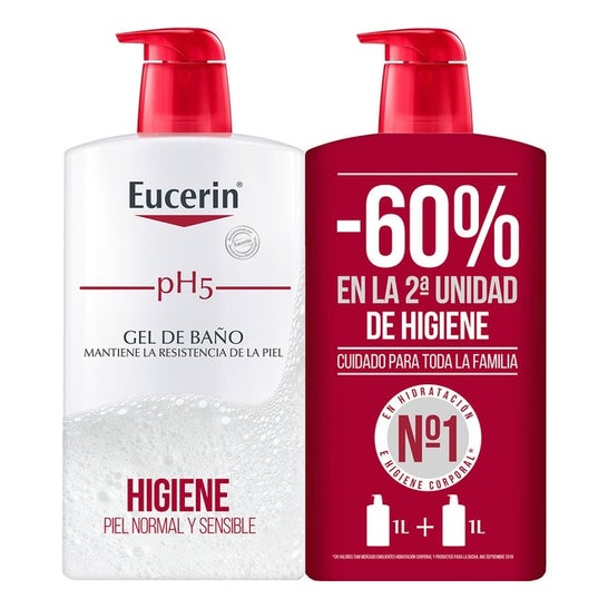 Eucerin® Duplo Gel de Baño pH5 2x1L