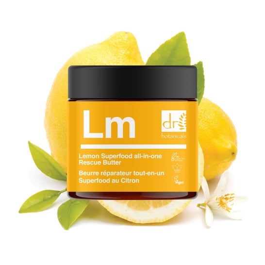 Dr. Botanicals Mantequilla de rescate todo en uno Lemon Superfood 60ml