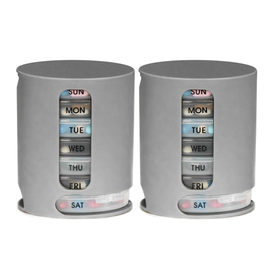 Medidose Classic Pill Box Grey