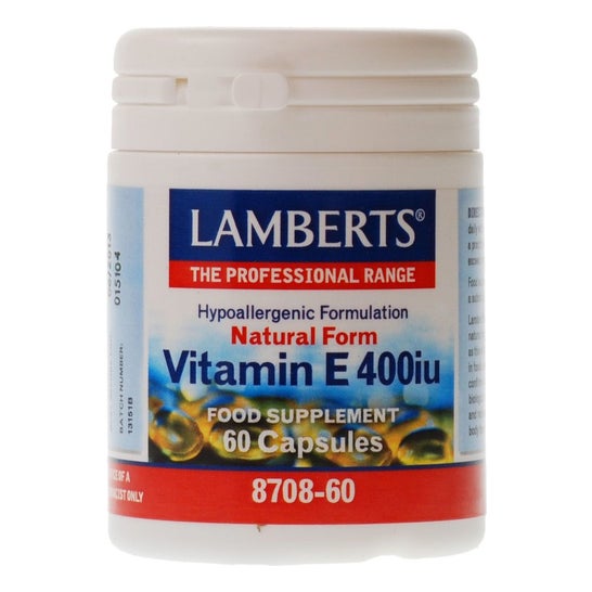 Lamberts Vitamine E 400ui 60cáps