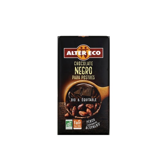 Alter Eco Chocolate Negro para Postres Bio 200g