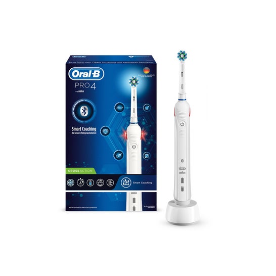Oral-B Pro 4 Witte Roterende Tandenborstel 1 stuk