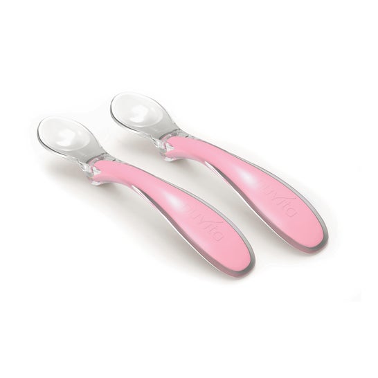 Nuvita Pack Silicone Spoons Rose 2uds