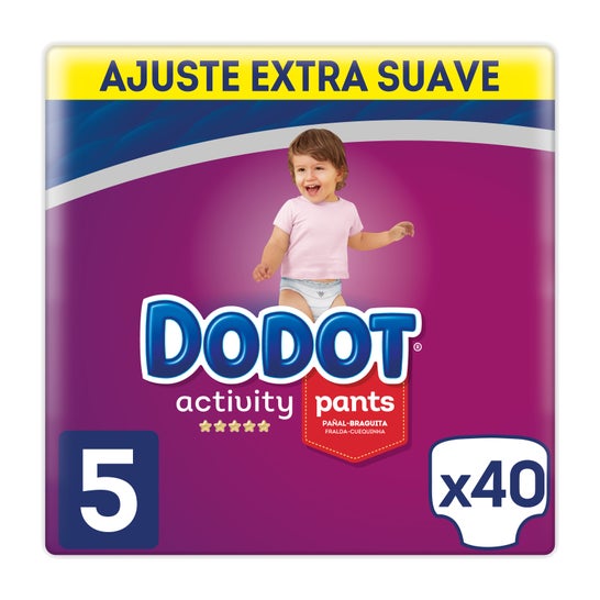 Dodot Activity Diaper Extra Soft Diaper taglia 5 40uds