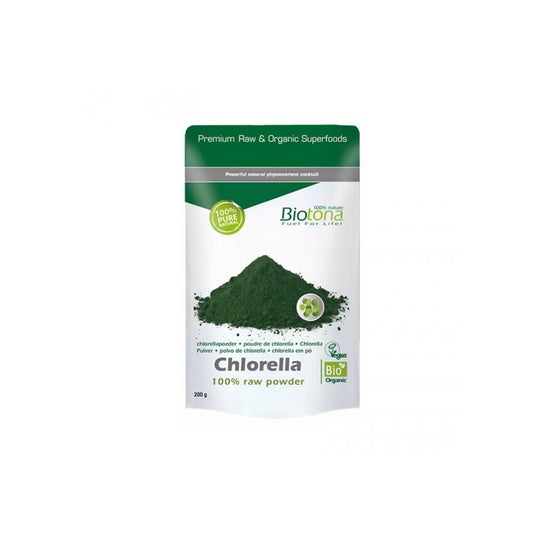 Biotona Chlorella Raw Powder Superfoods Bio 200g