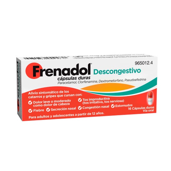 Frenadol Descongestivo 16caps