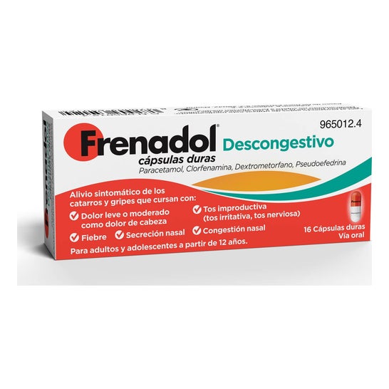 Frenadol Descongestivo 16caps