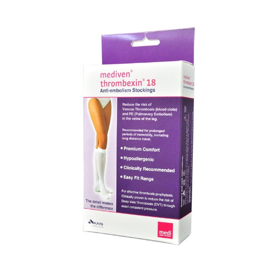 Mediven Thrombexin Media 18 Cadera Blanco Talla L 1 Par