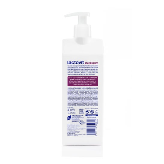 Lactovit Original Leche Corporal Reafirmante 400ml