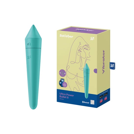 Satisfyer Ultra Power Bullet 7 Turquoise Vibrator 1 stuk