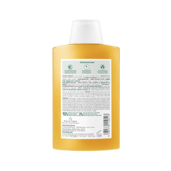 Klorane Shampoo Tamanu Bio and Monoi 200ml