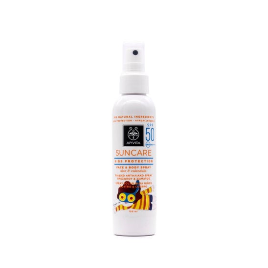 Apivita Suncare Sunscreen Spray for Children Face Body SPF50 150ml