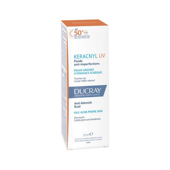 Ducray Keracnyl Uv Fluido Antimperfecciones Spf50+ 50 ml