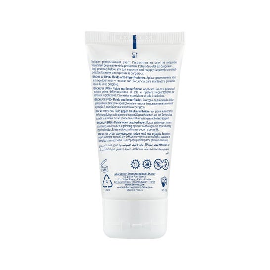 Ducray Keracnyl Uv Fluido Antimperfecciones Spf50+ 50 ml