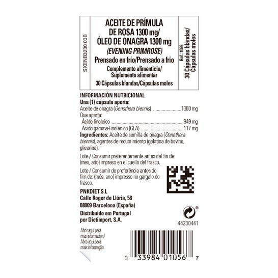 Solgar Aceite de Prímula de Rosa 1300 mg 30 Perlas