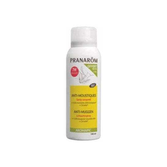 Pranarom Aromapic Spray Corporel Anti-Moustiques 75 ml + 25 ml