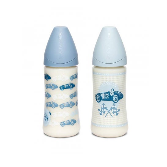 Suavinex® 3-pozycyjna lateksowa smoczka do jamy ustnej o pojemności aż 270 ml