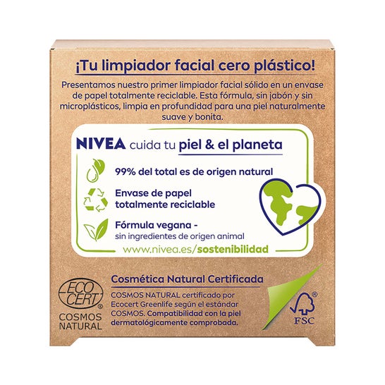 Nivea Naturally Good Limpiador Facial Exfoliante Imperfecciones 75 ml