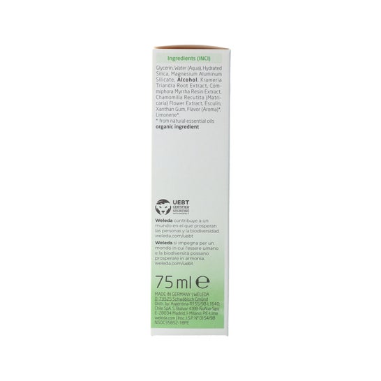 Weleda Gel Dentífrico Vegetal Sabor Menta 75 ml