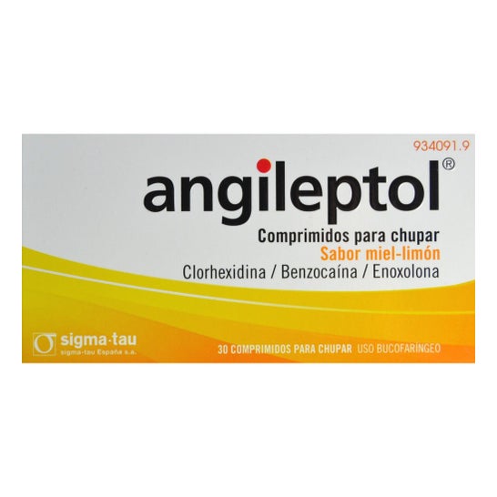 Angileptol Miel/Limón 30 comp