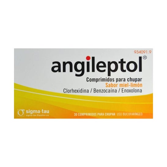 Angileptol Miel/Limón 30 comp