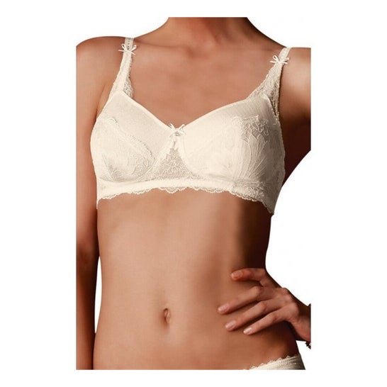 Aurelie Padded Mastectomy Bra - Off-White