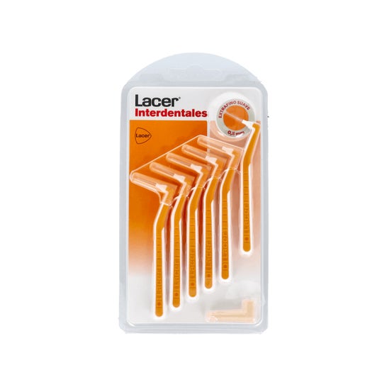 Lacer Interdentales Angular Extrafino Suave 6uds