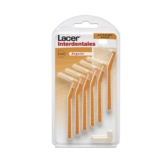 Lacer Interdentales Angular Extrafino Suave 6uds Lacer Interdentales Angular Extrafino Suave 6uds