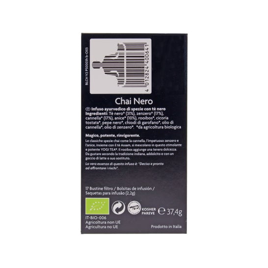 Yogi Tea chai negro 17 bolsas