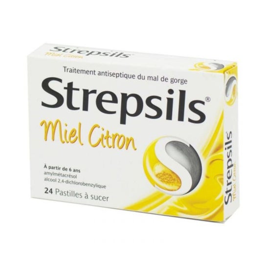Strepsils Miel-Limón 24comp