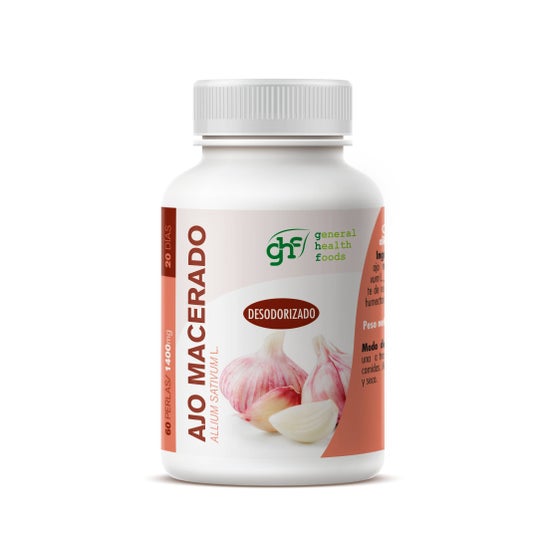 Ghf Macerated Garlic 1400mg 60 Pearls